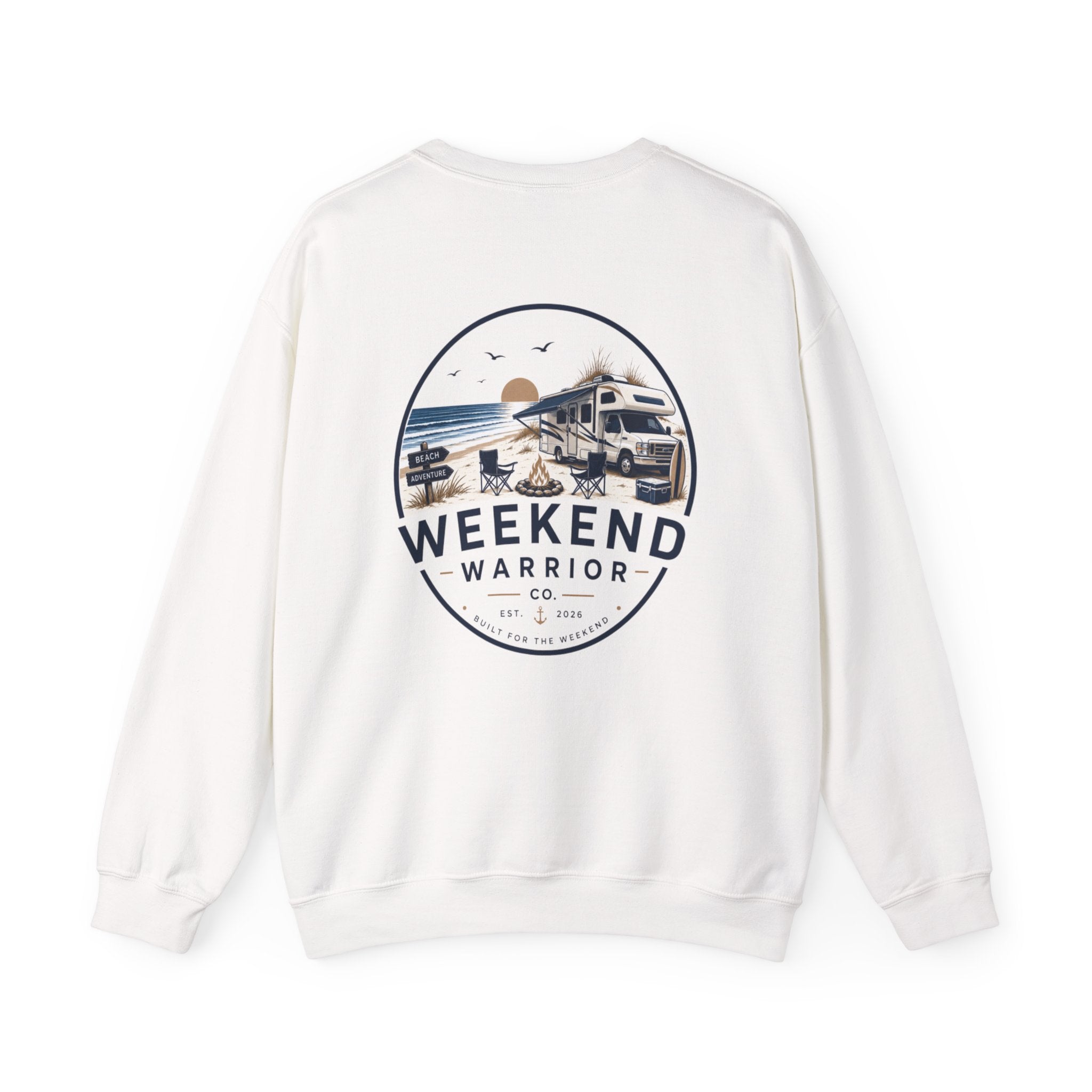 Weekend Warrior Sweatshirt – Camping Graphic Crewneck