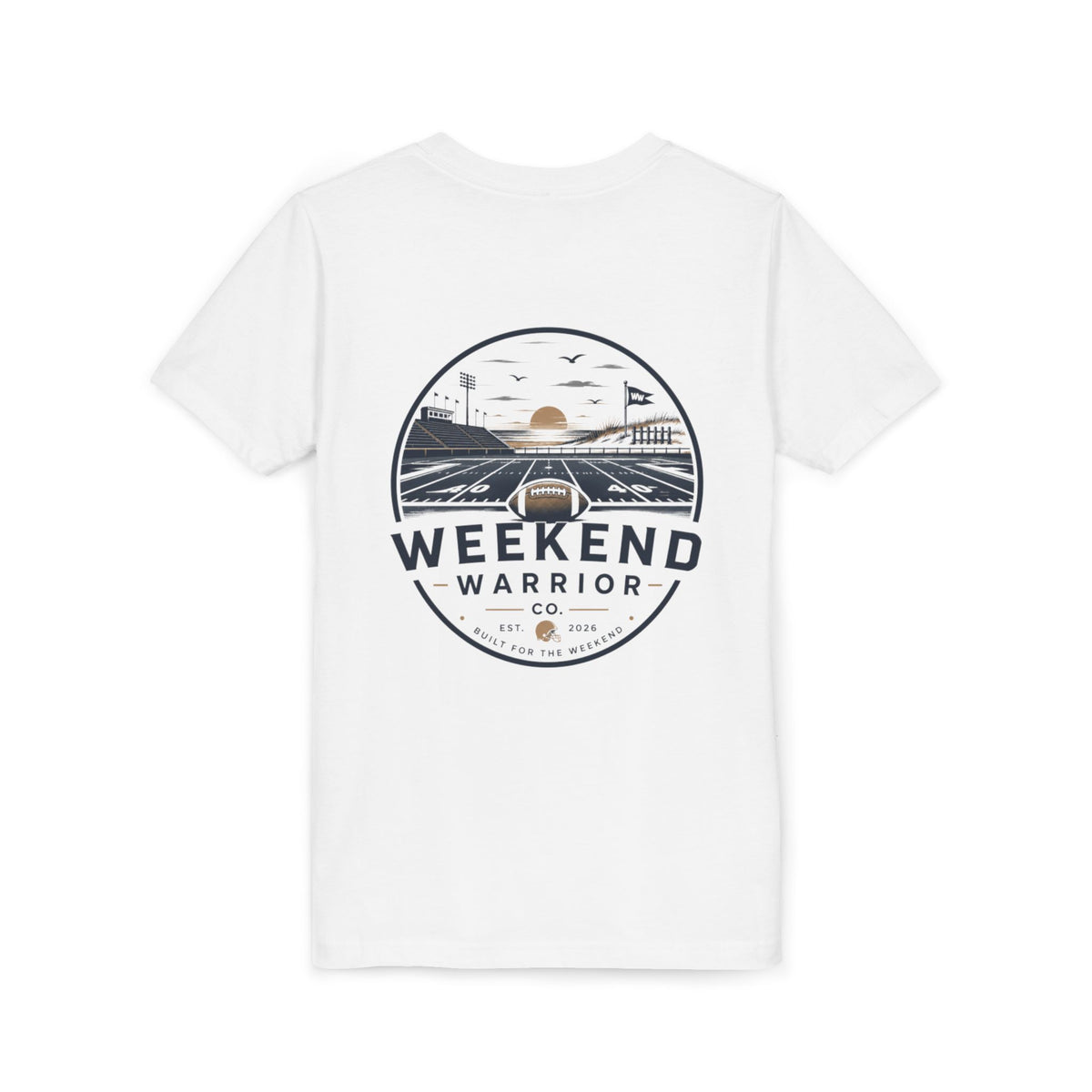 Weekend Warrior Youth Tee — Coastal Football Shirt