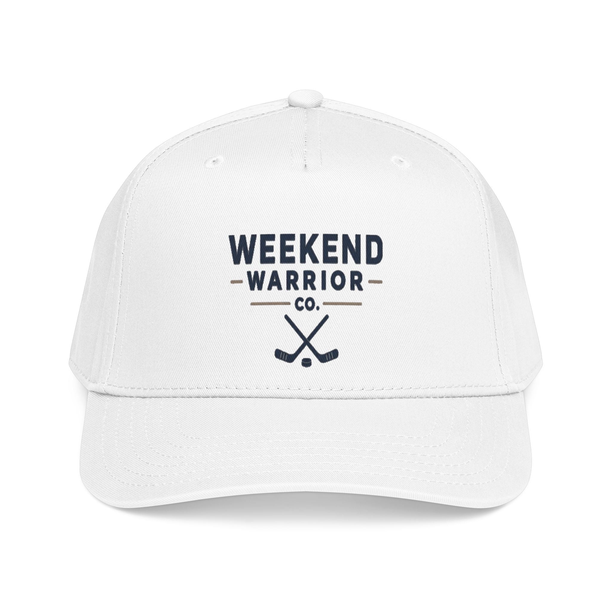 Weekend Warrior Co. Baseball Cap — Casual Two-Tone Hockey Hat