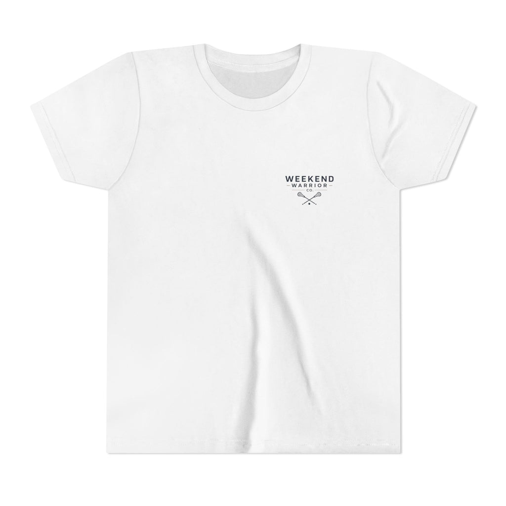 Weekend Warrior Youth Tee — Coastal LAXX Graphic Shirt