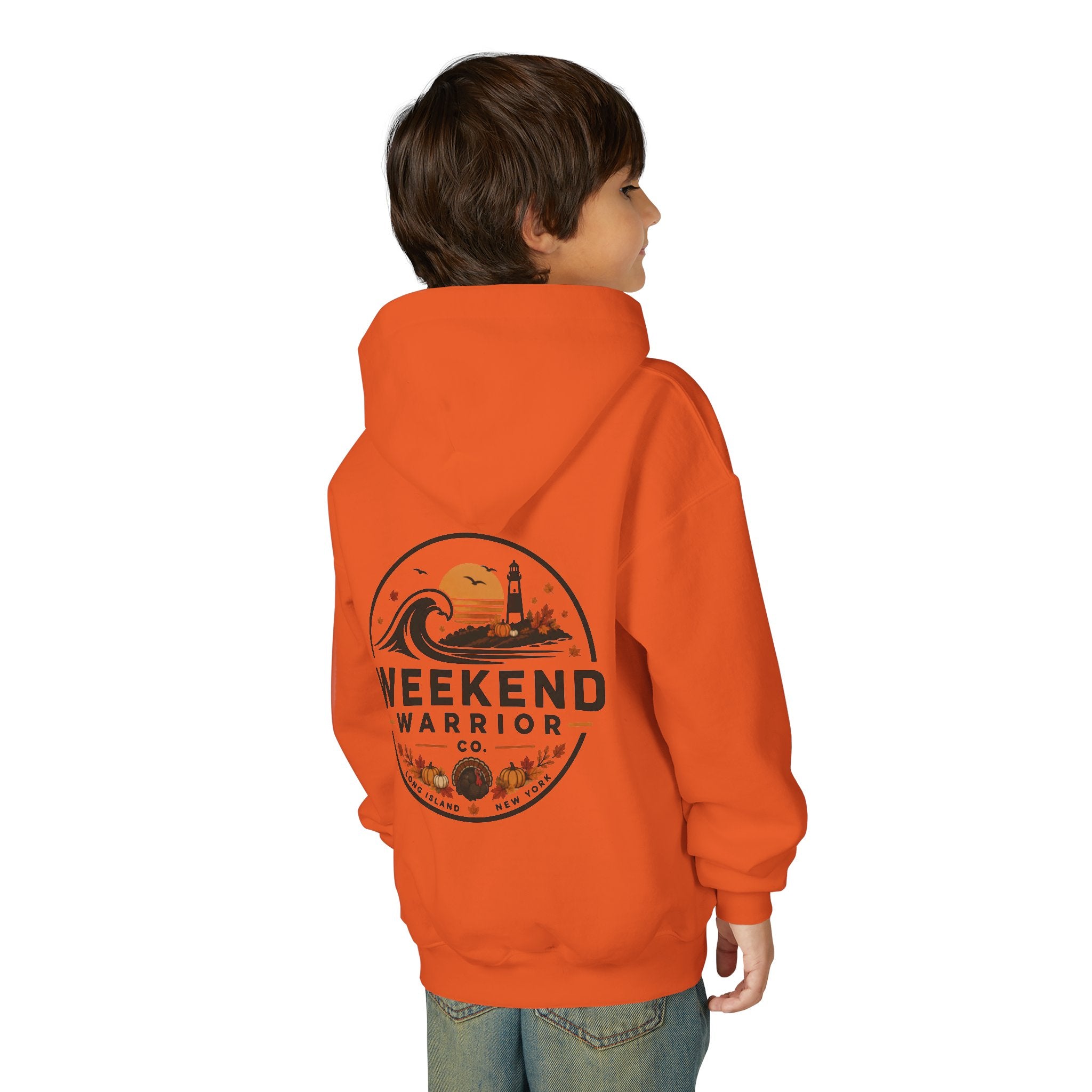 LIMITED EDITION Weekend Warrior Youth Hoodie — Thanksgiving Graphic