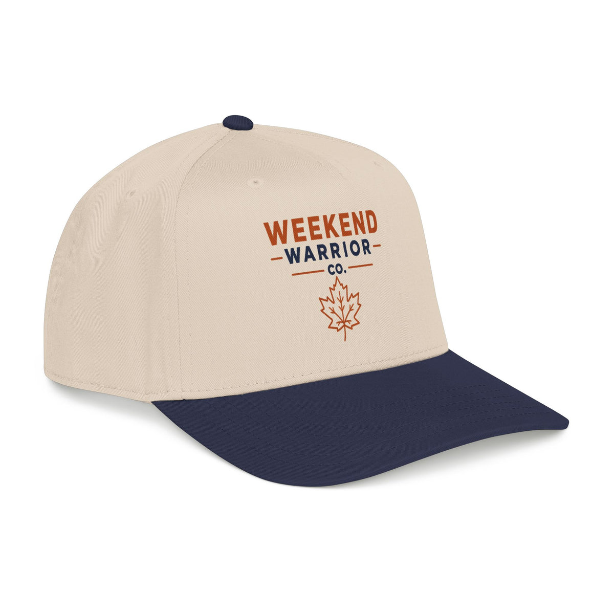 Weekend Warrior Co. Baseball Cap — Casual Two-Tone Fall Hat