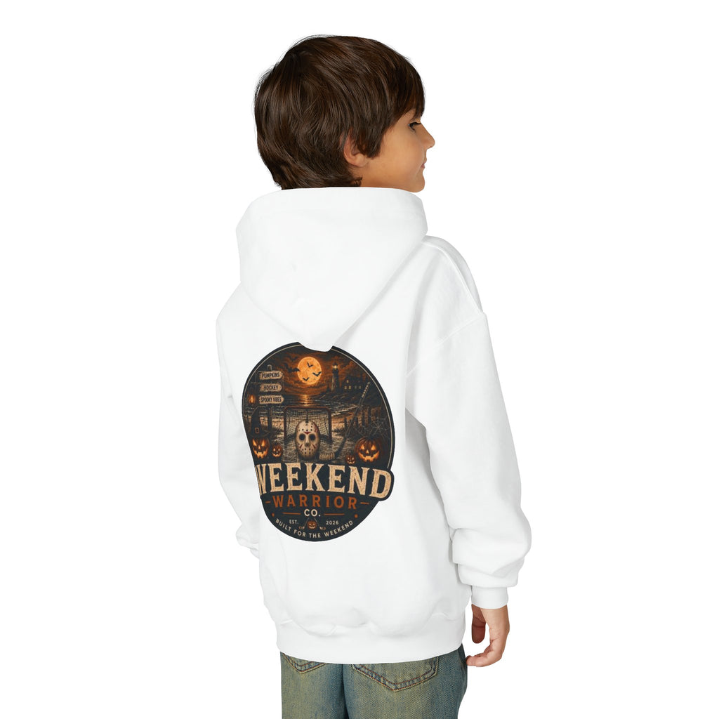 LIMITED EDITION Youth Weekend Warrior Spooky Hockey Hoodie