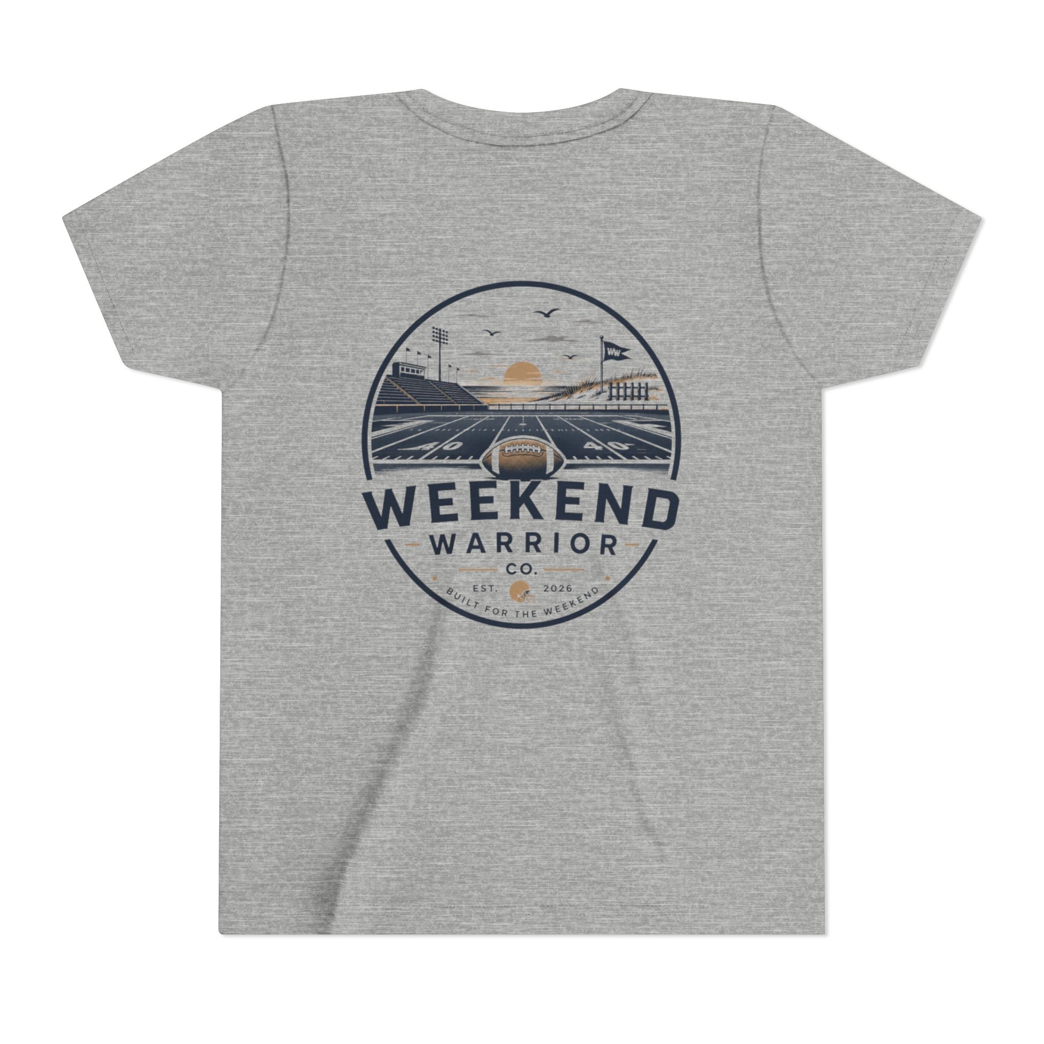 Weekend Warrior Youth Tee — Coastal Football Shirt