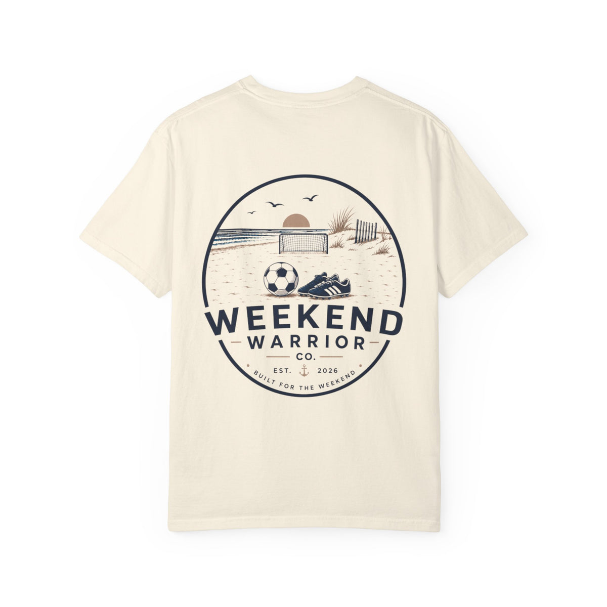 Weekend Warrior T-Shirt — Coastal Soccer Graphic
