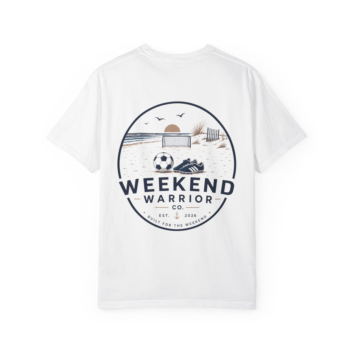 Weekend Warrior T-Shirt — Coastal Soccer Graphic