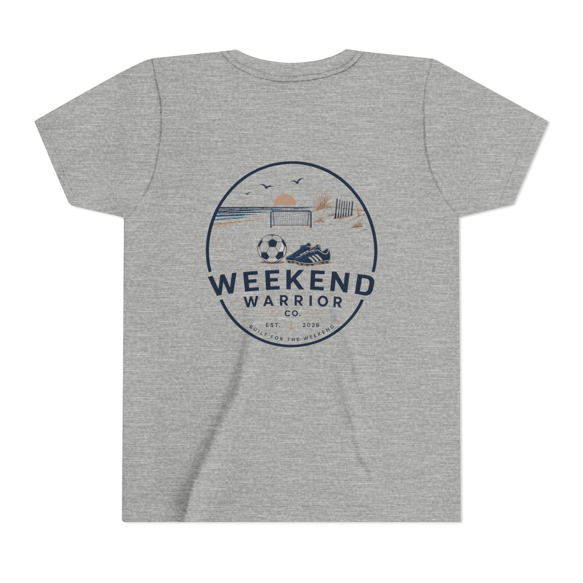 Weekend Warrior Youth Tee — Coastal Soccer Shirt