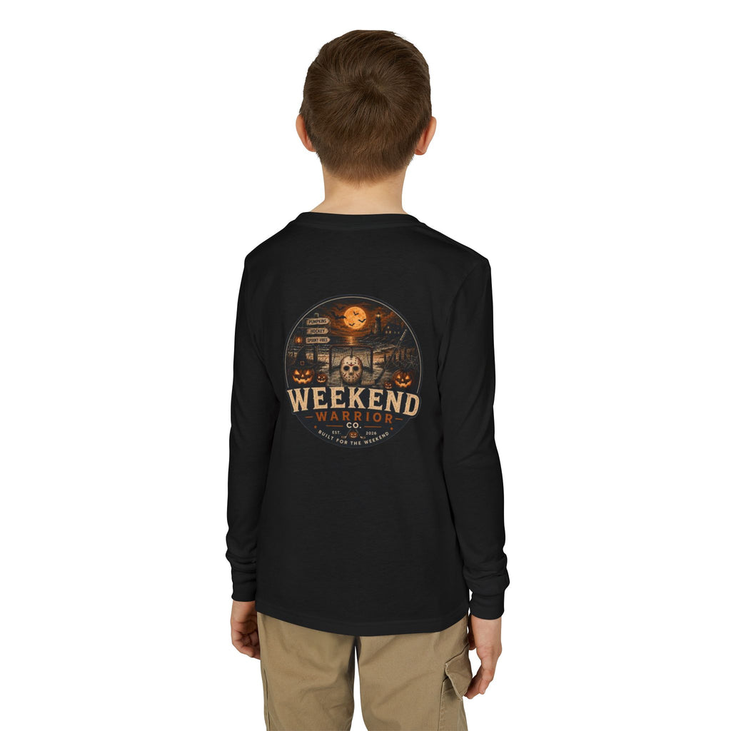 LIMITED EDITION Youth Weekend Warrior Long Sleeve Spooky Hockey Tee