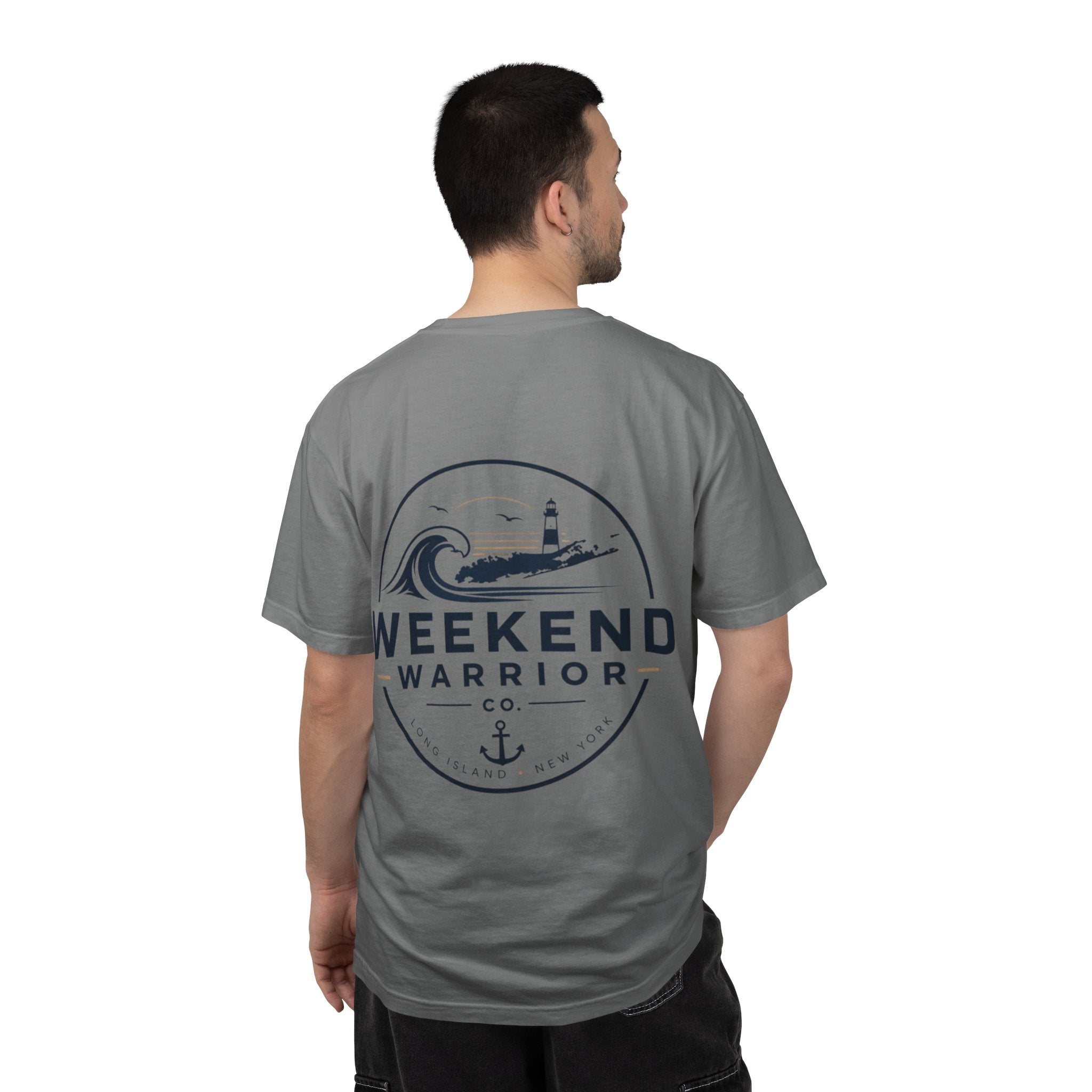 Custom OG Weekend Warrior T-Shirt — Coastal Lighthouse Graphic