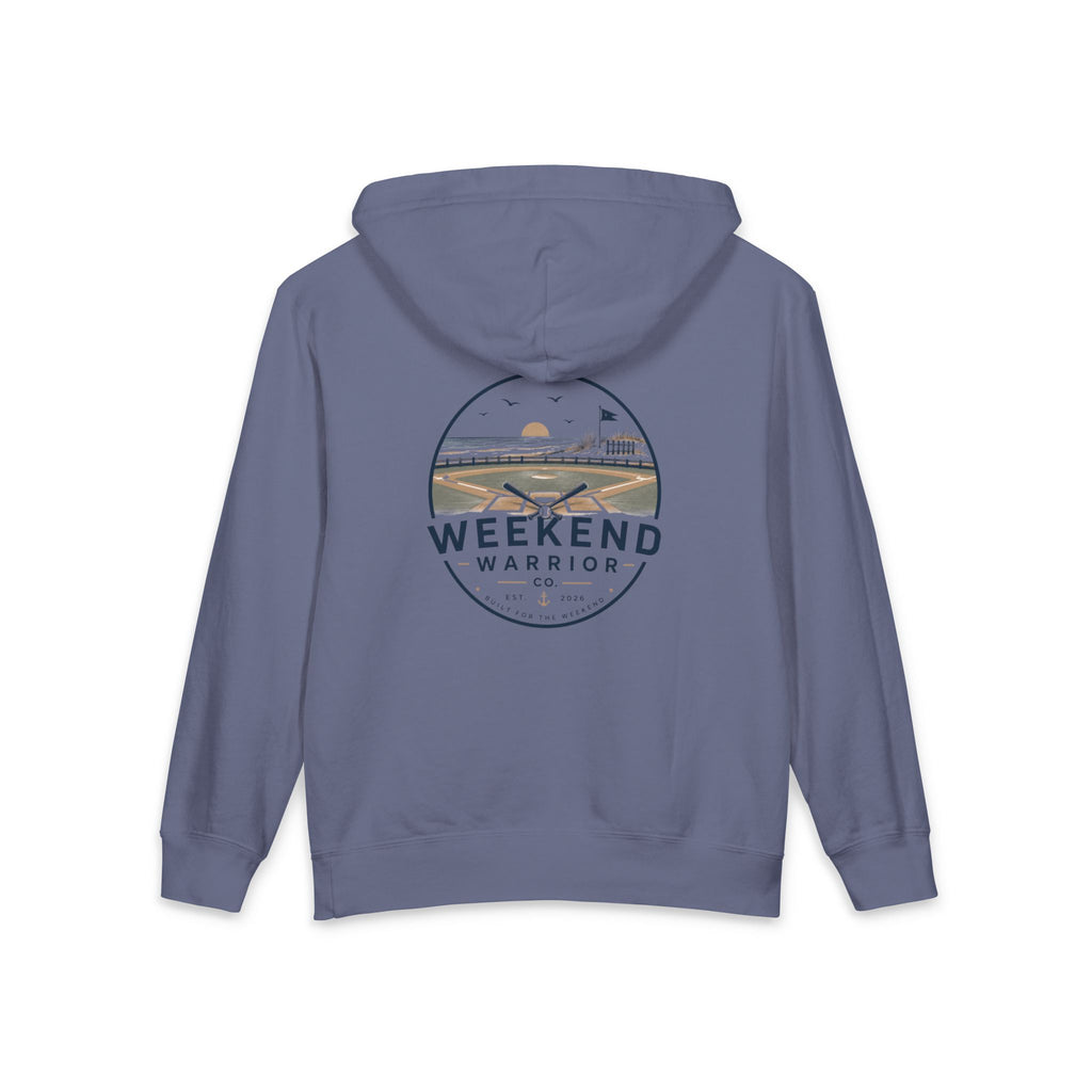Weekend Warrior Youth Hoodie — Coastal Baseball Lightweight Pullover