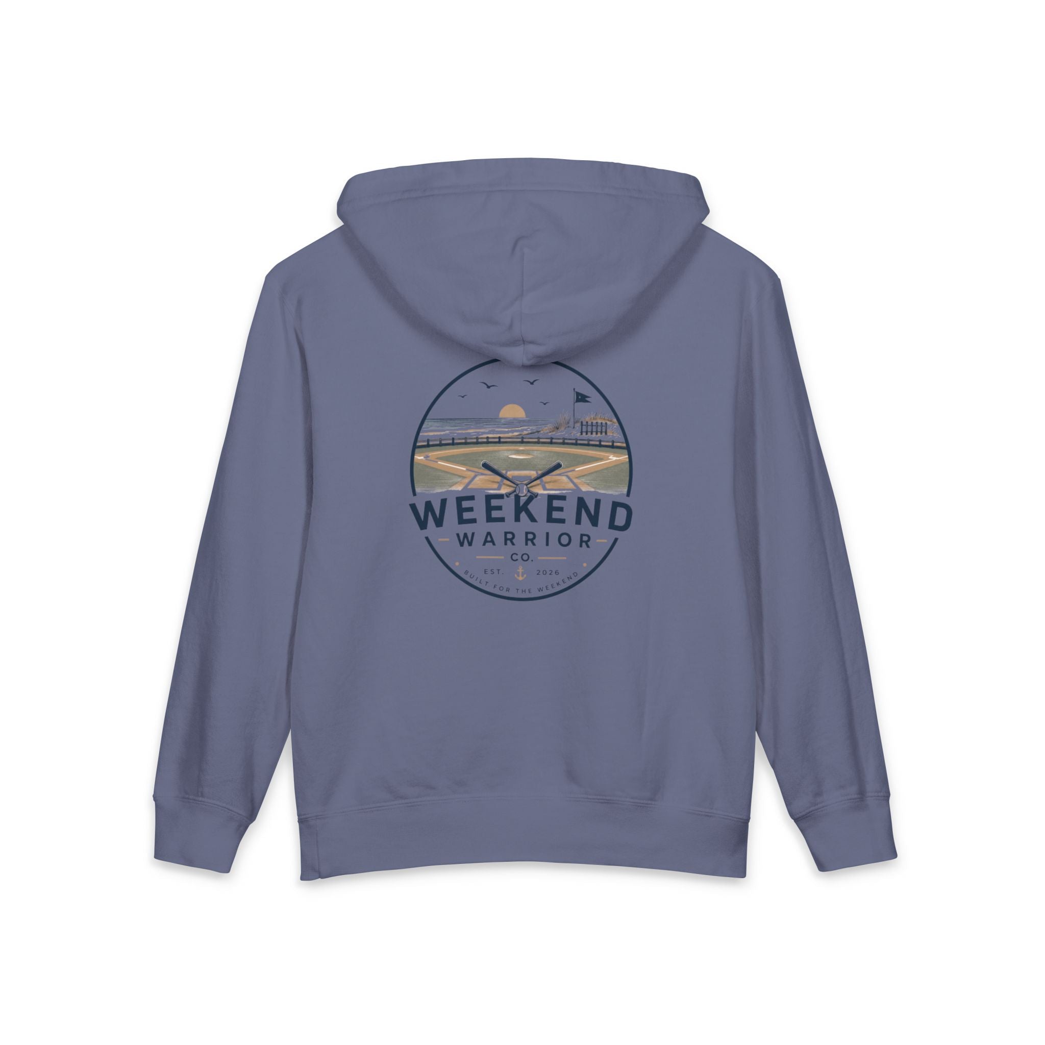 Weekend Warrior Youth Hoodie — Coastal Baseball Lightweight Pullover