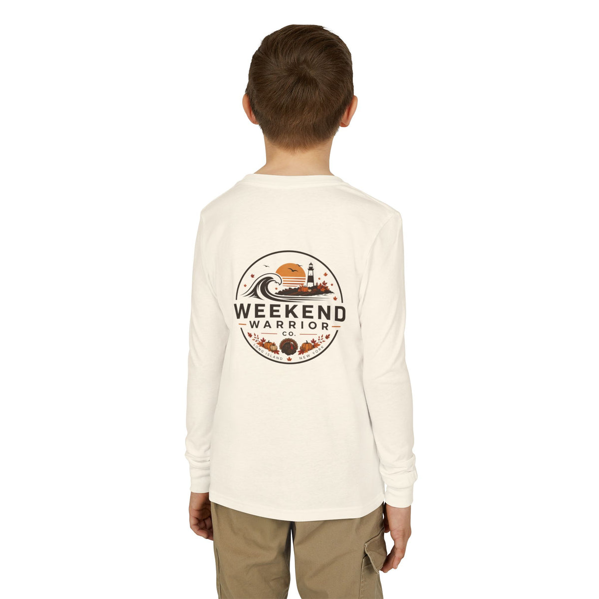 LIMITED EDITION Weekend Warrior Long Sleeve Tee — Youth Thanksgiving Shirt