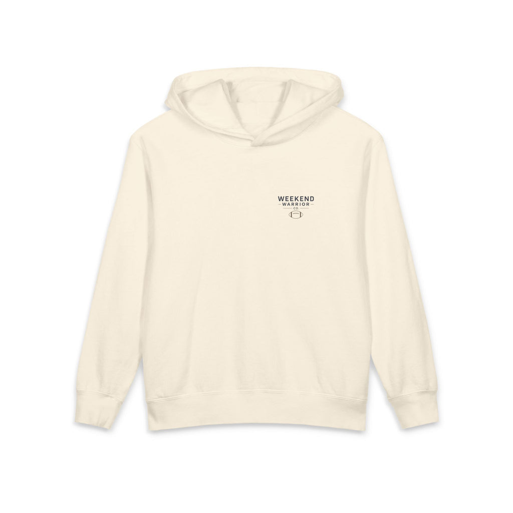 Weekend Warrior Youth Hoodie — Coastal Football Sweatshirt
