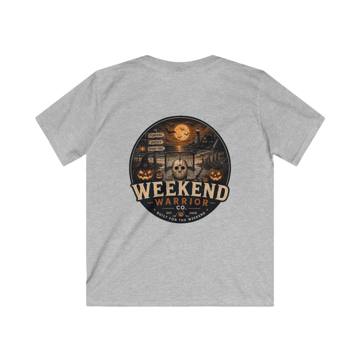 LIMITED EDITION-Youth Weekend Warrior Spooky Hockey Tee