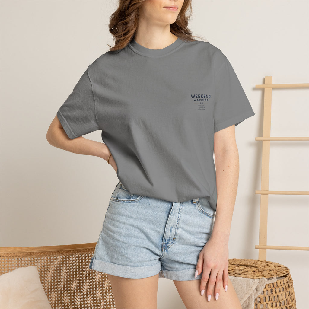 Weekend Warrior T-Shirt — Coastal Camping Graphic