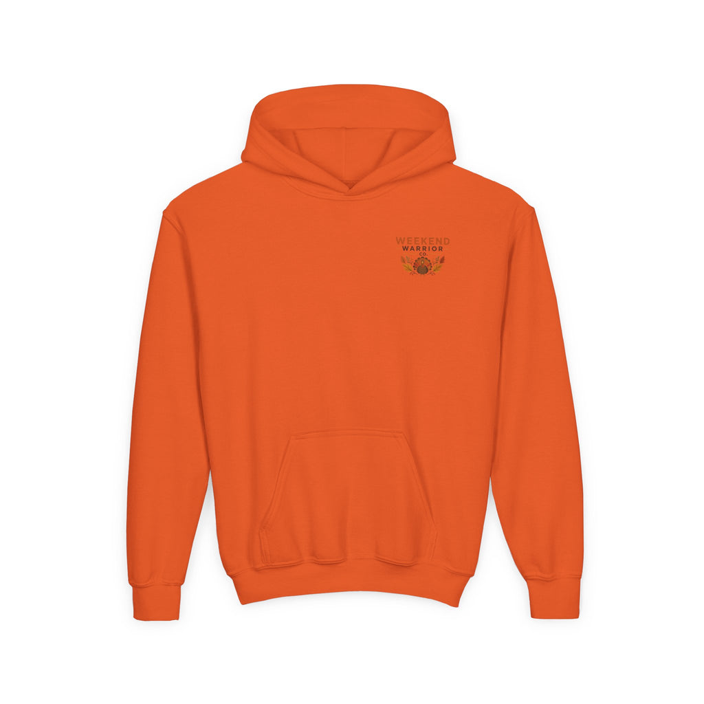 LIMITED EDITION Weekend Warrior Youth Hoodie — Thanksgiving Graphic