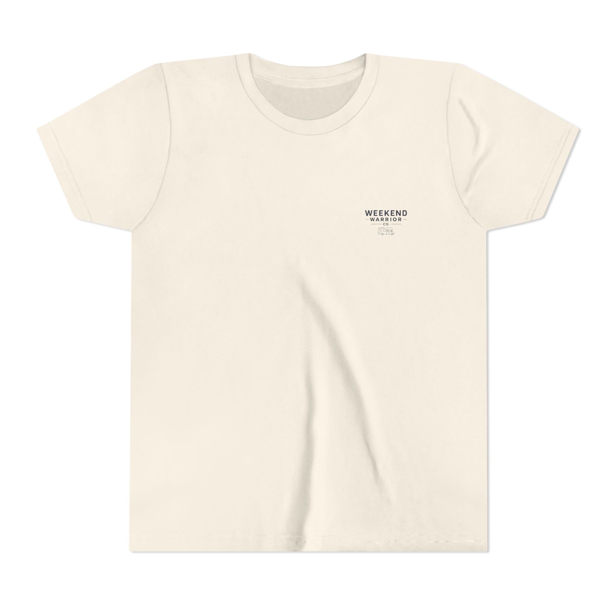 Weekend Warrior Youth Tee — Coastal Camping Shirt