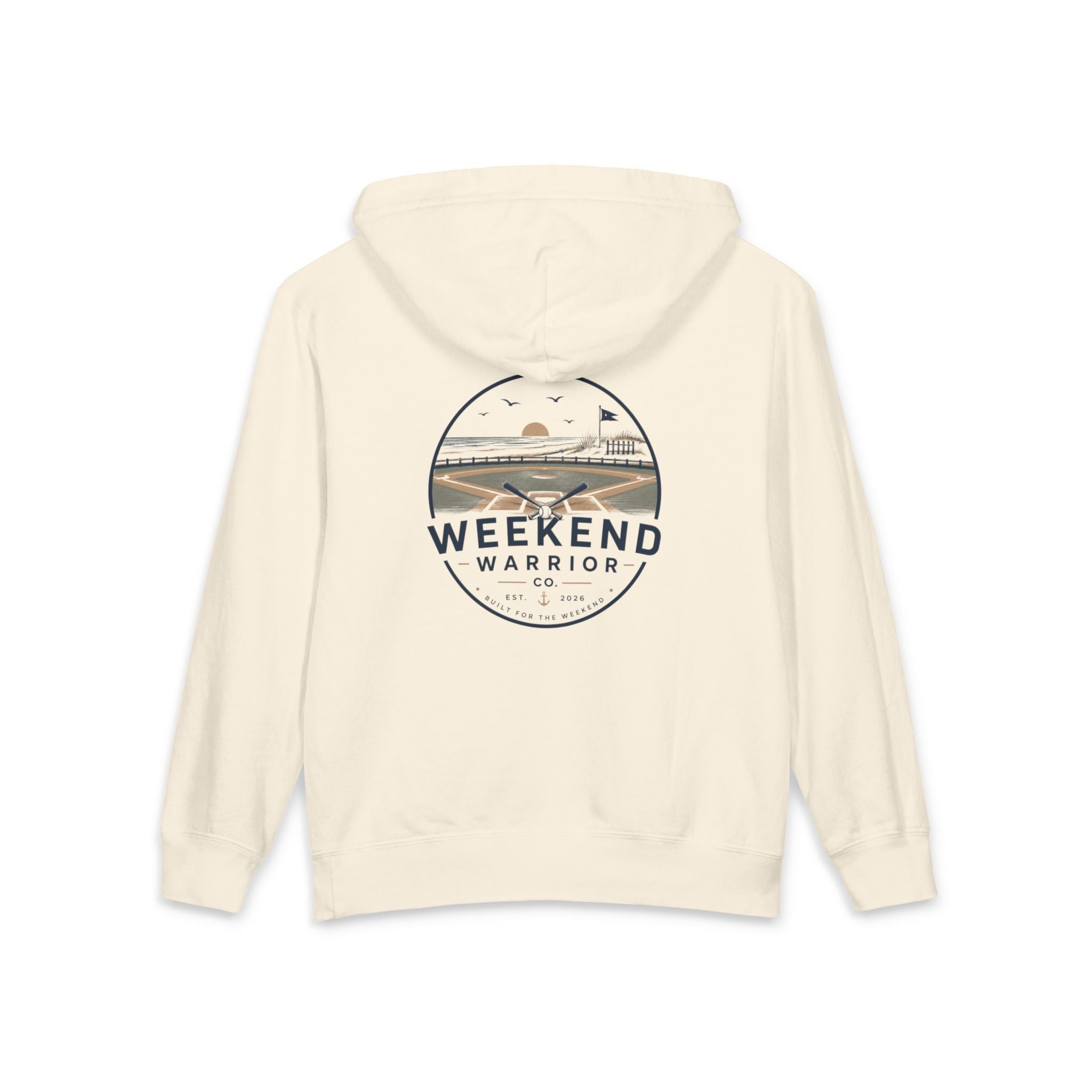 Weekend Warrior Youth Hoodie — Coastal Baseball Lightweight Pullover