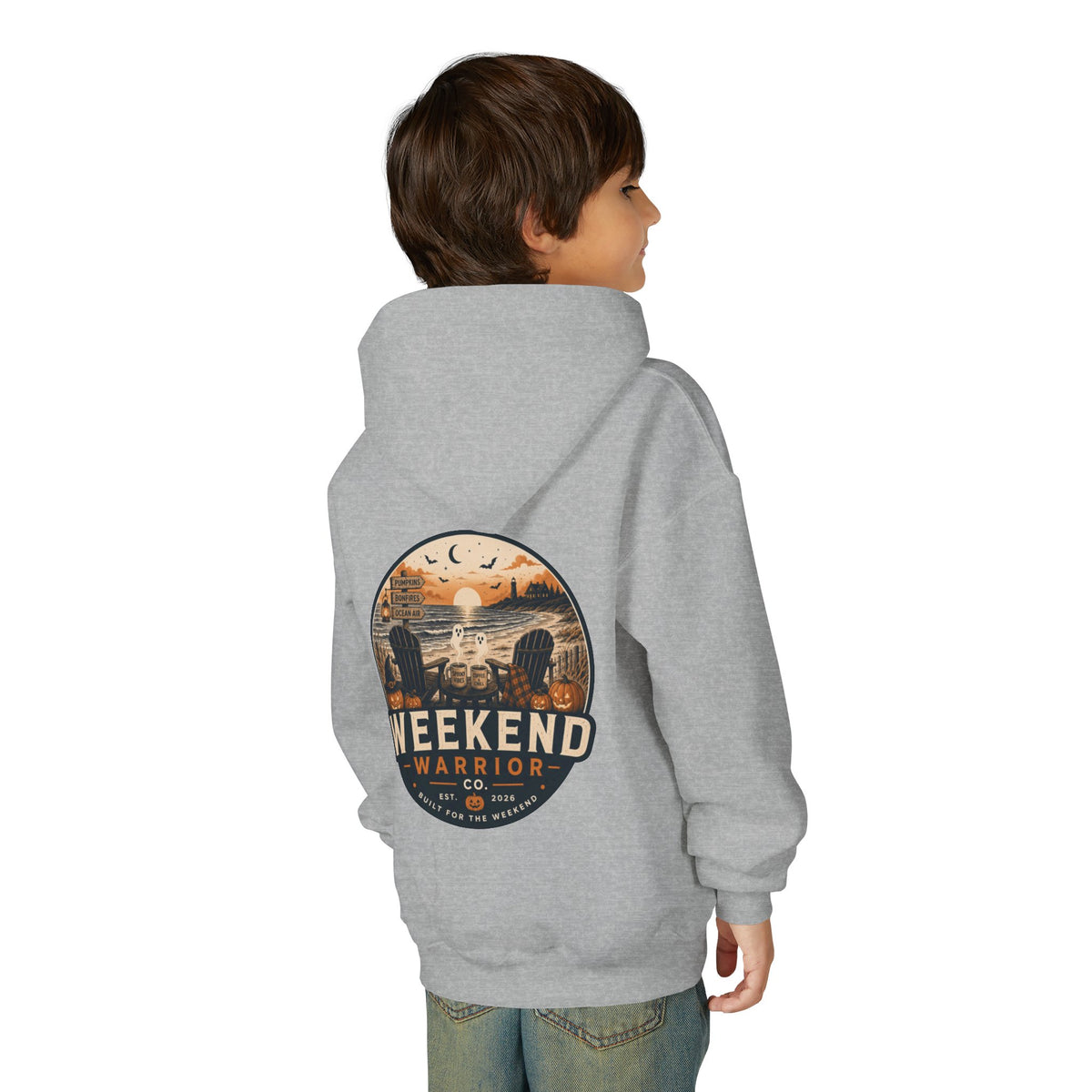 LIMITED EDITION Youth Weekend Warrior Spooky Hoodie