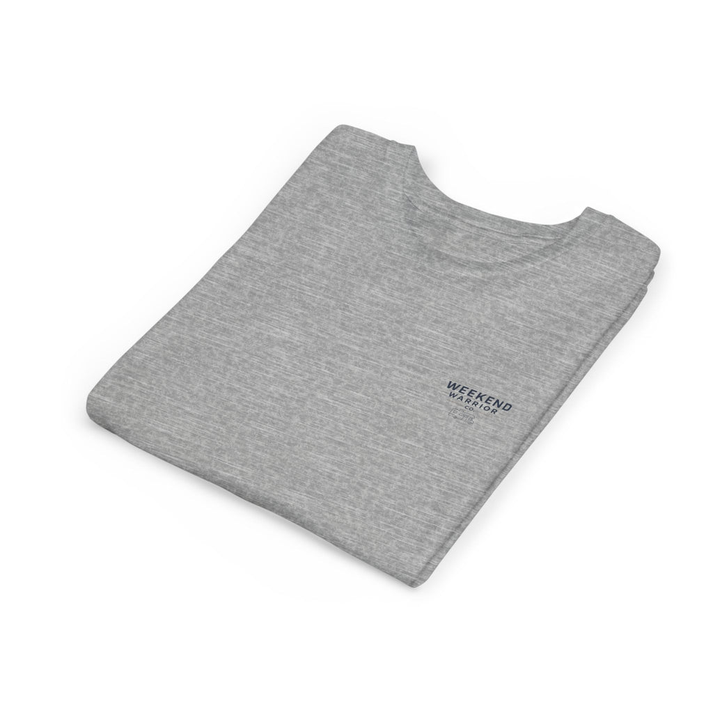 Weekend Warrior Youth Tee — Coastal Camping Shirt
