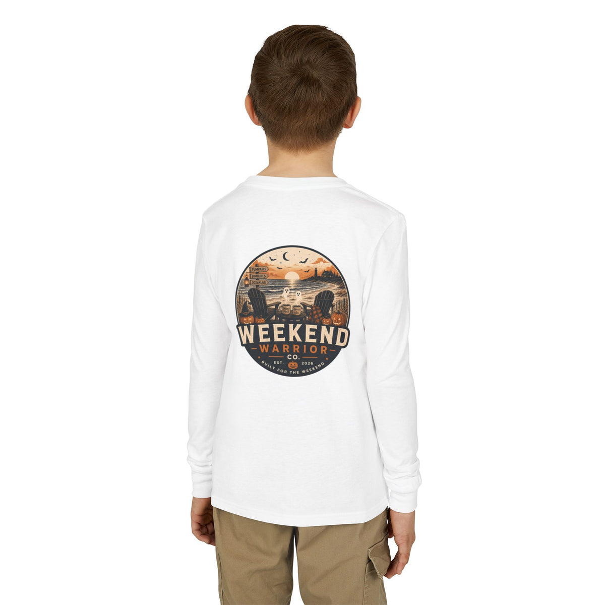 LIMITED EDITION Youth Weekend Warrior Long Sleeve Spooky  Tee