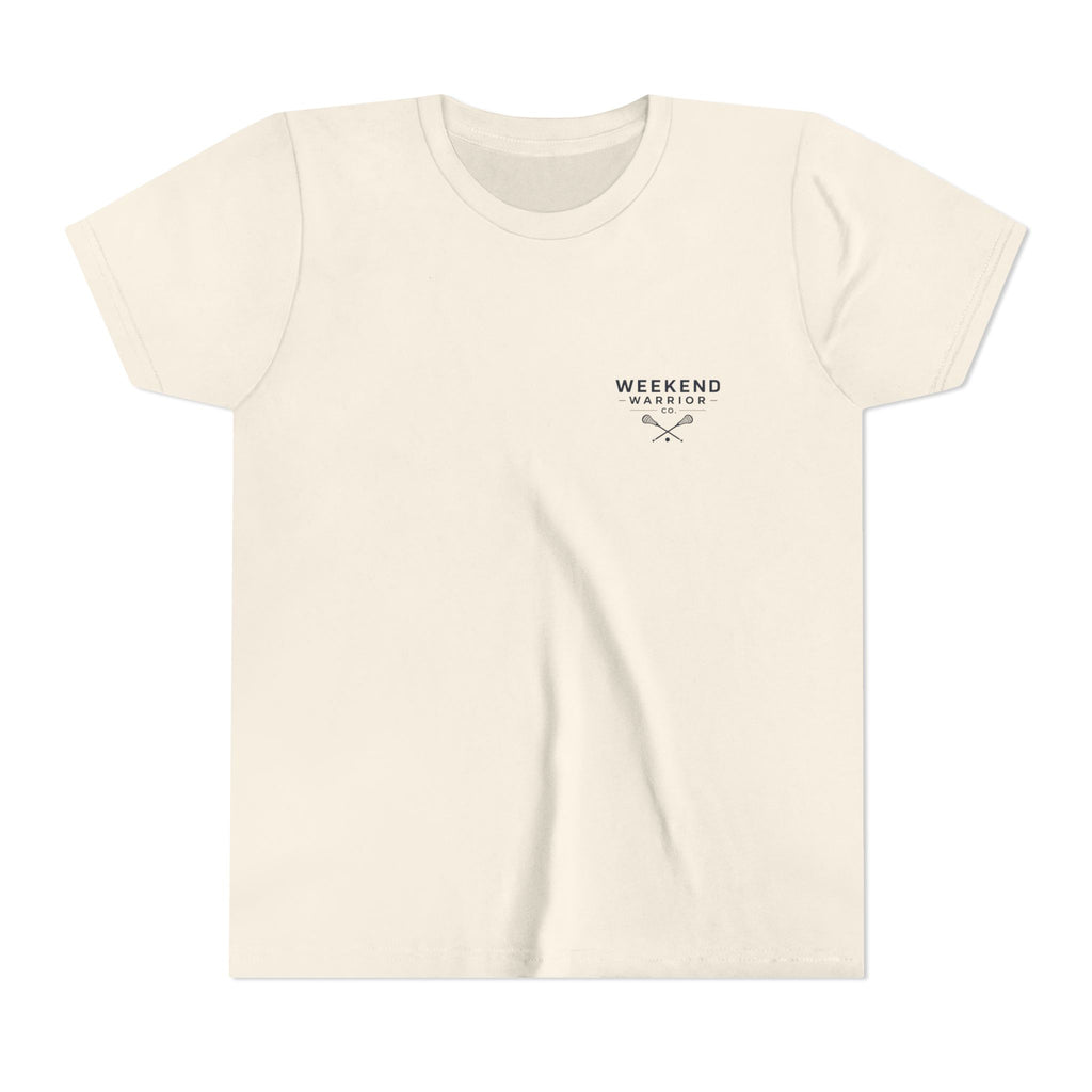 Weekend Warrior Youth Tee — Coastal LAXX Graphic Shirt