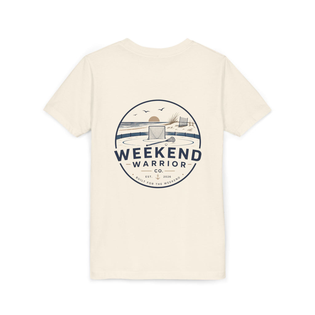 Weekend Warrior Youth Tee — Coastal LAXX Graphic Shirt