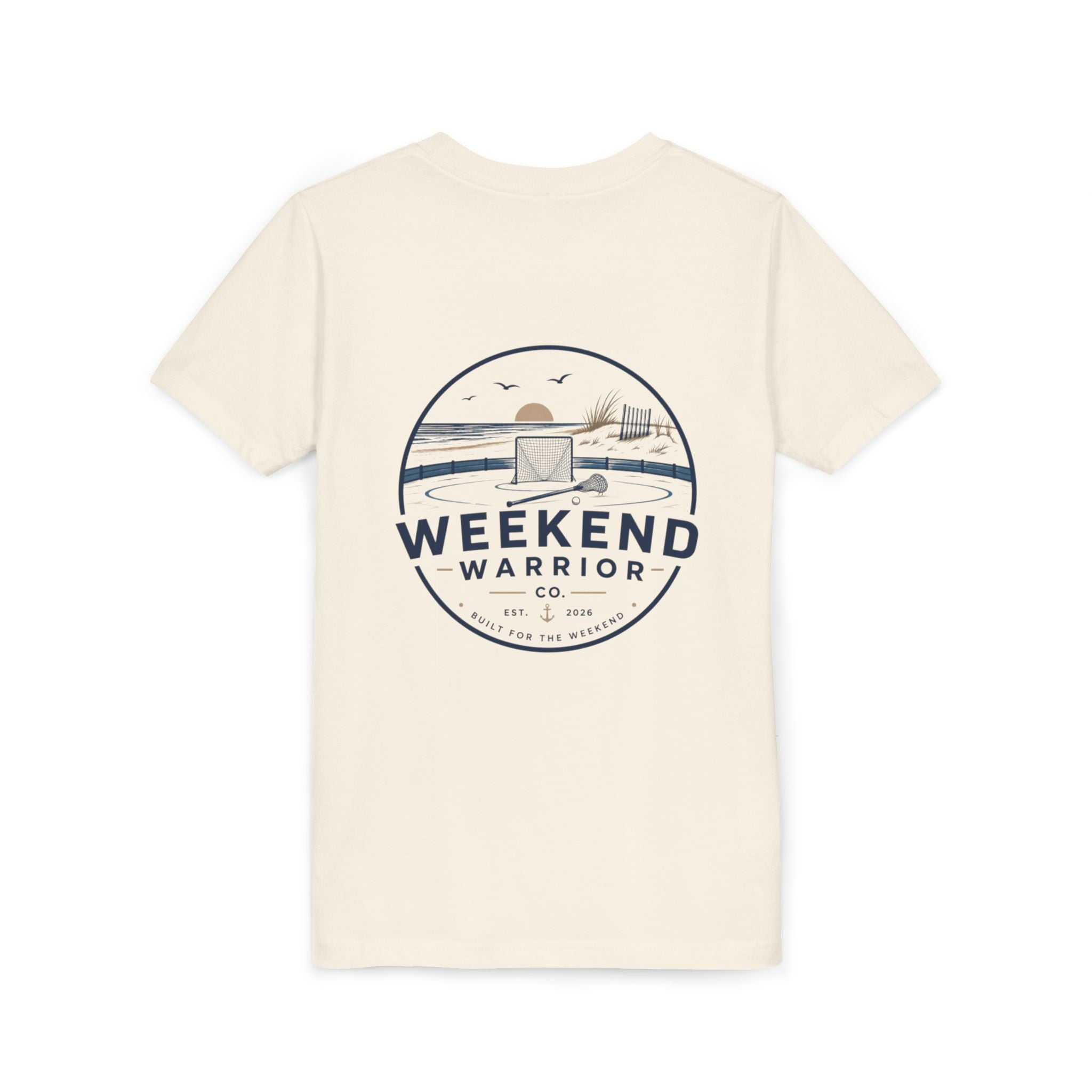 Weekend Warrior Youth Tee — Coastal LAXX Graphic Shirt