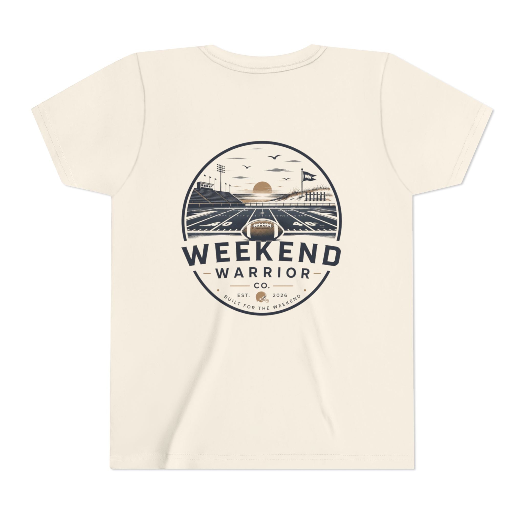 Weekend Warrior Youth Tee — Coastal Football Shirt