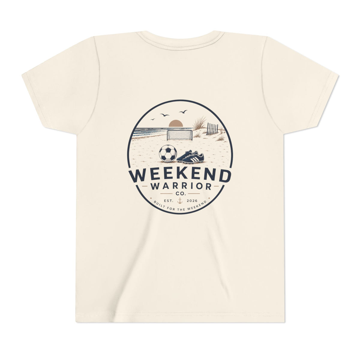 Weekend Warrior Youth Tee — Coastal Soccer Shirt