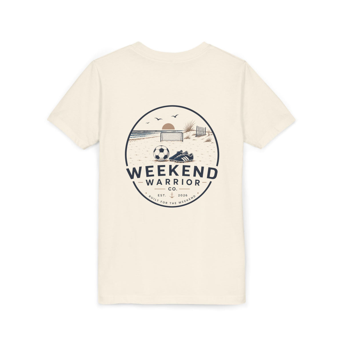 Weekend Warrior Youth Tee — Coastal Soccer Shirt
