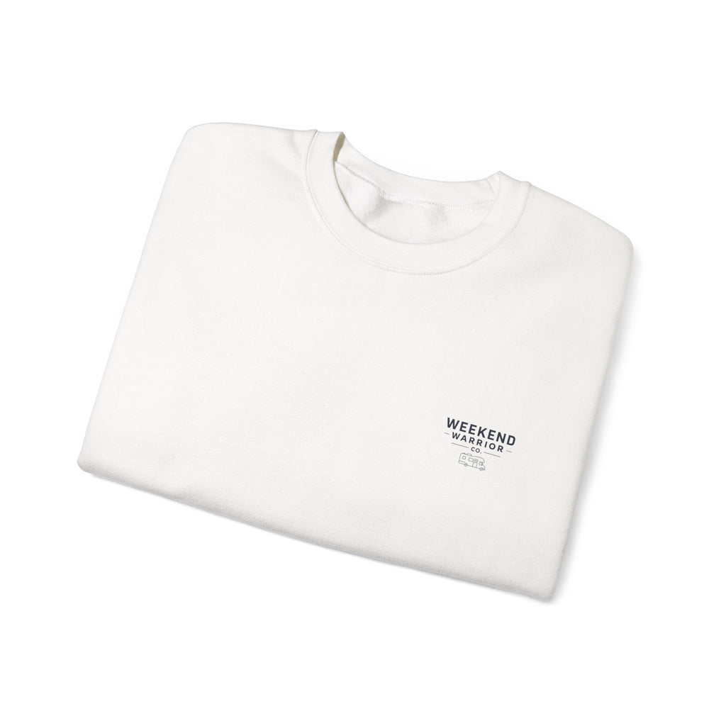 Weekend Warrior Sweatshirt – Camping Graphic Crewneck