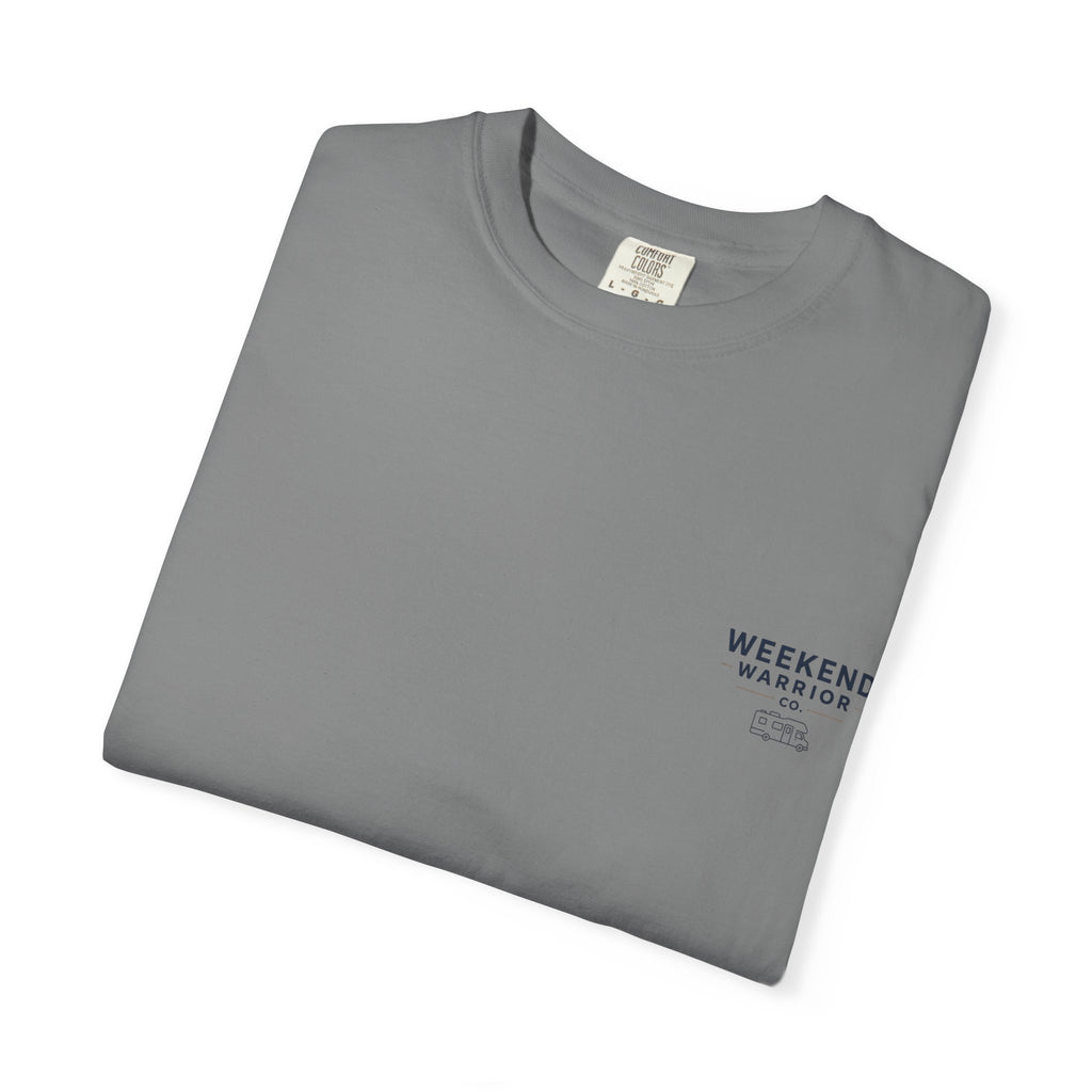Weekend Warrior T-Shirt — Coastal Camping Graphic