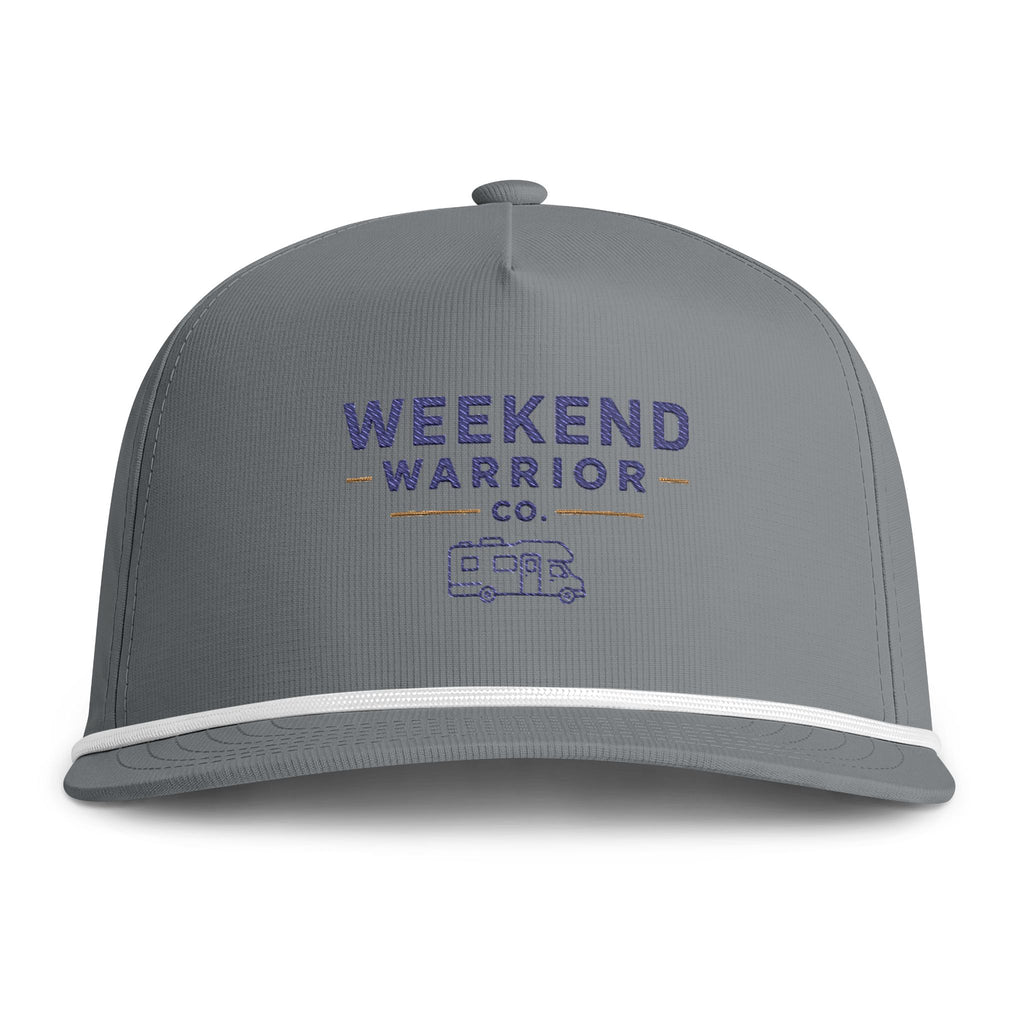 Weekend Warrior Rope Cap — Vintage Camping Sunwashed Hat