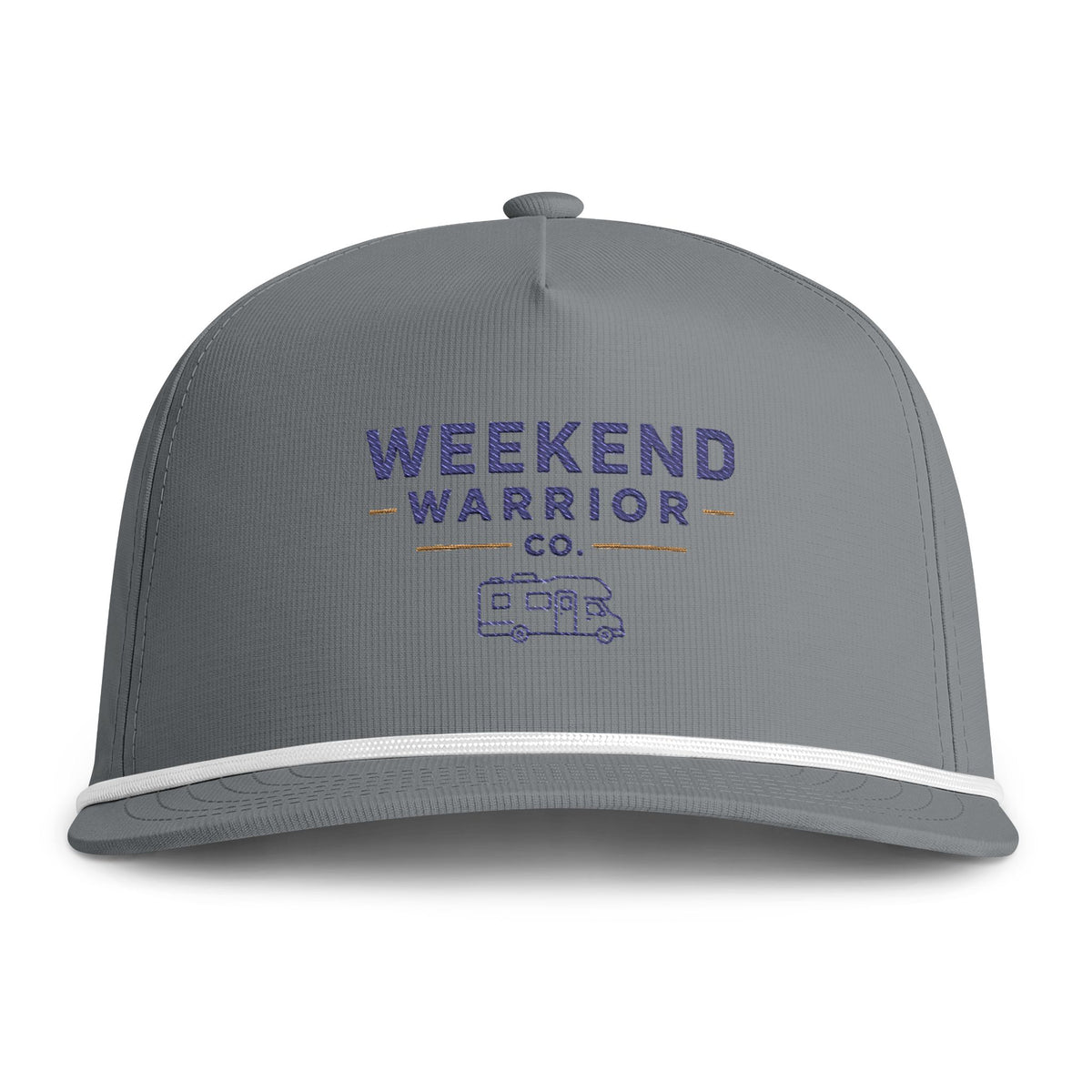 Weekend Warrior Rope Cap — Vintage Camping Sunwashed Hat