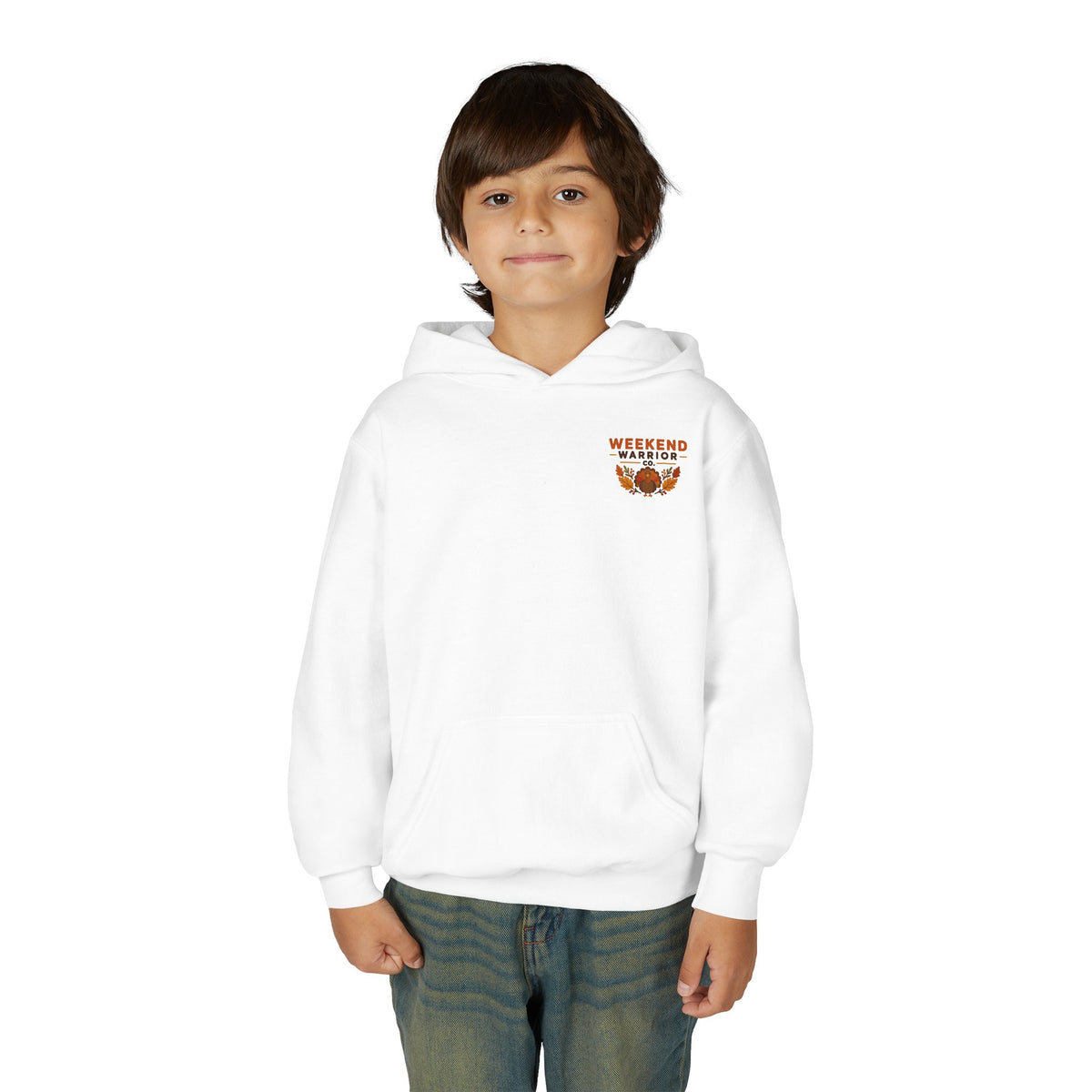 LIMITED EDITION Weekend Warrior Youth Hoodie — Thanksgiving Graphic