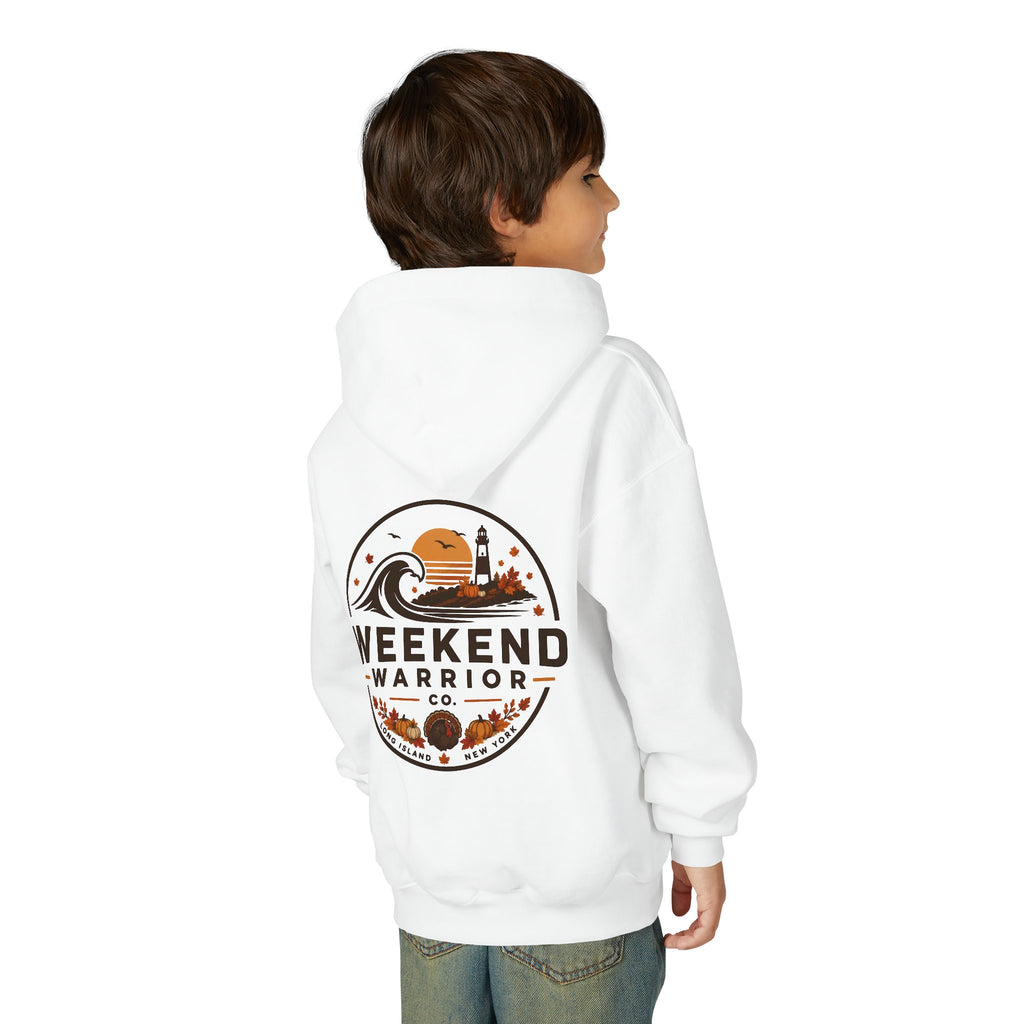 LIMITED EDITION Weekend Warrior Youth Hoodie — Thanksgiving Graphic