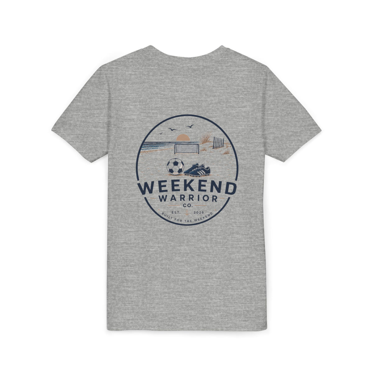 Weekend Warrior Youth Tee — Coastal Soccer Shirt