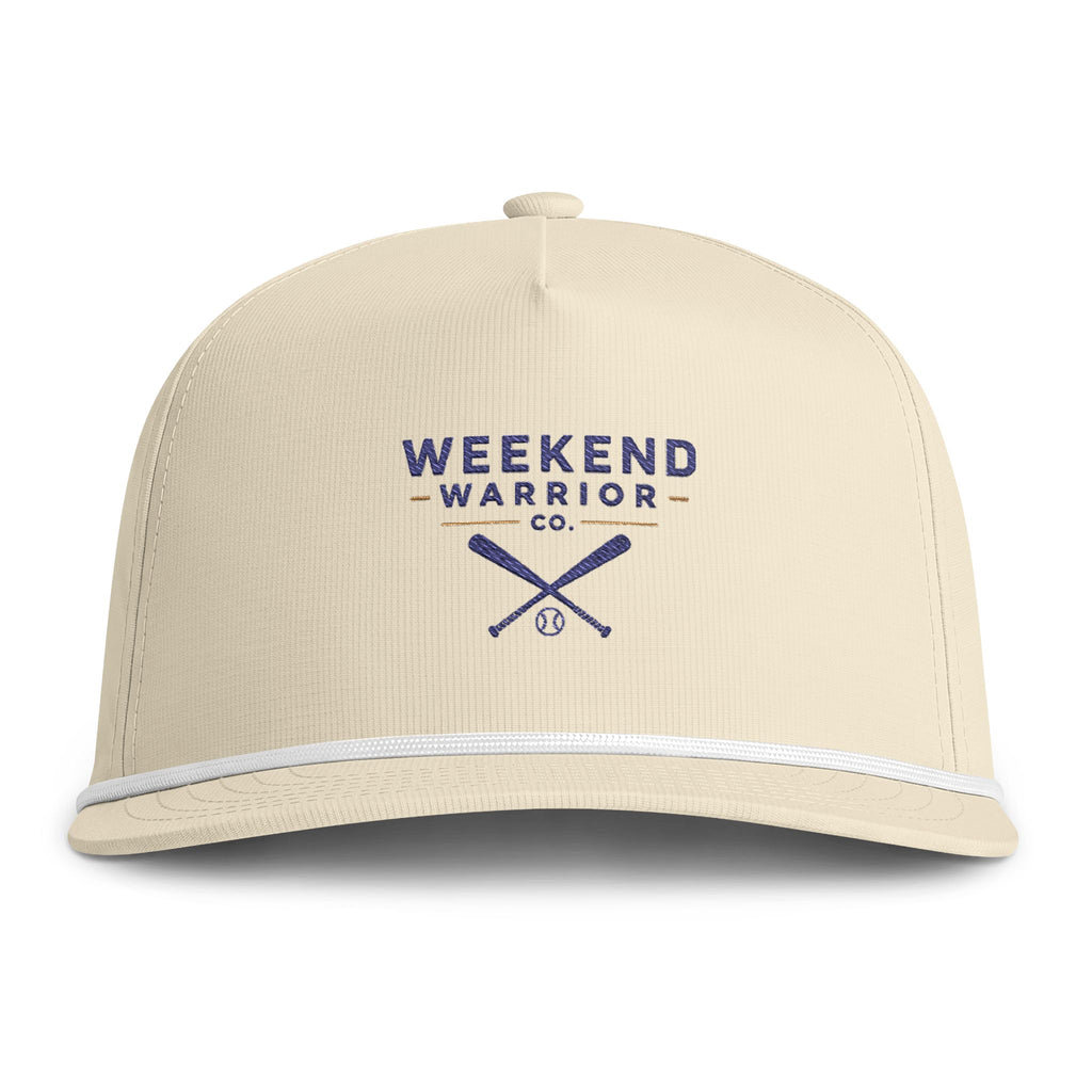 Weekend Warrior Rope Cap — Vintage Baseball Sunwashed Hat