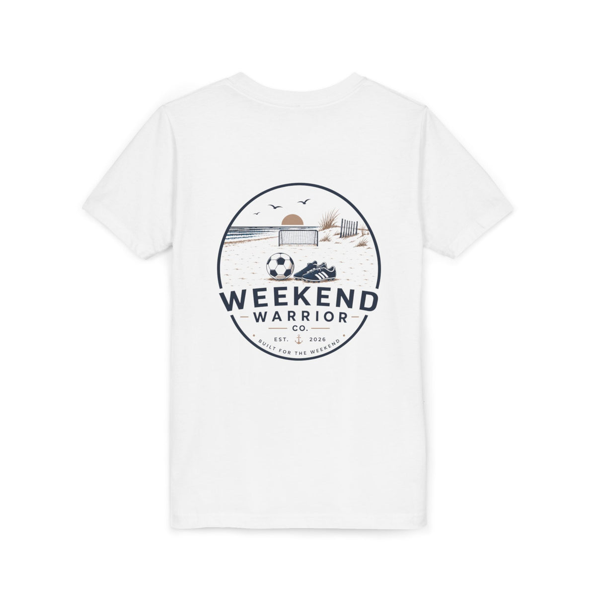 Weekend Warrior Youth Tee — Coastal Soccer Shirt