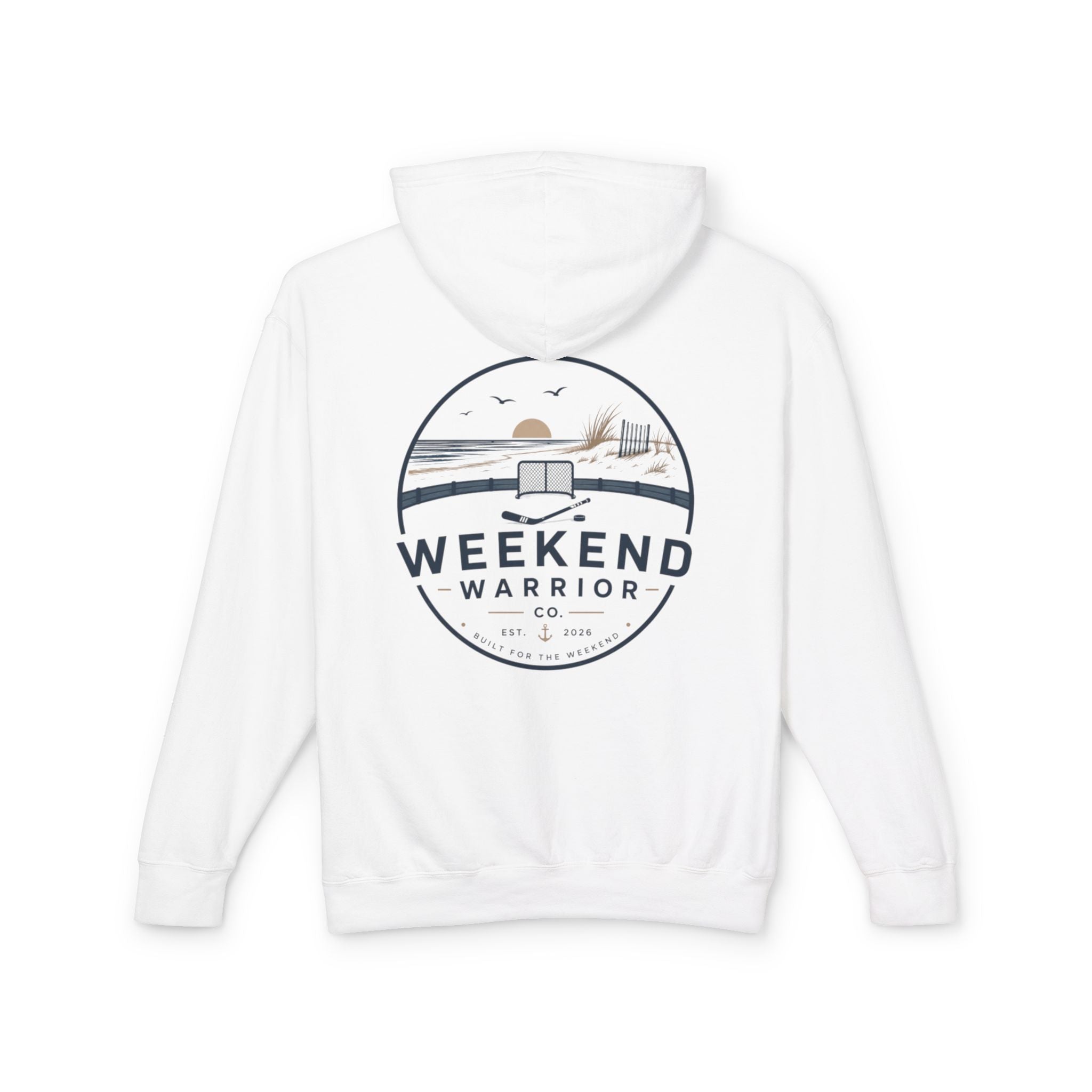Weekend Warrior Hoodie — Coastal Hockey Graphic Hooded Sweatshirt