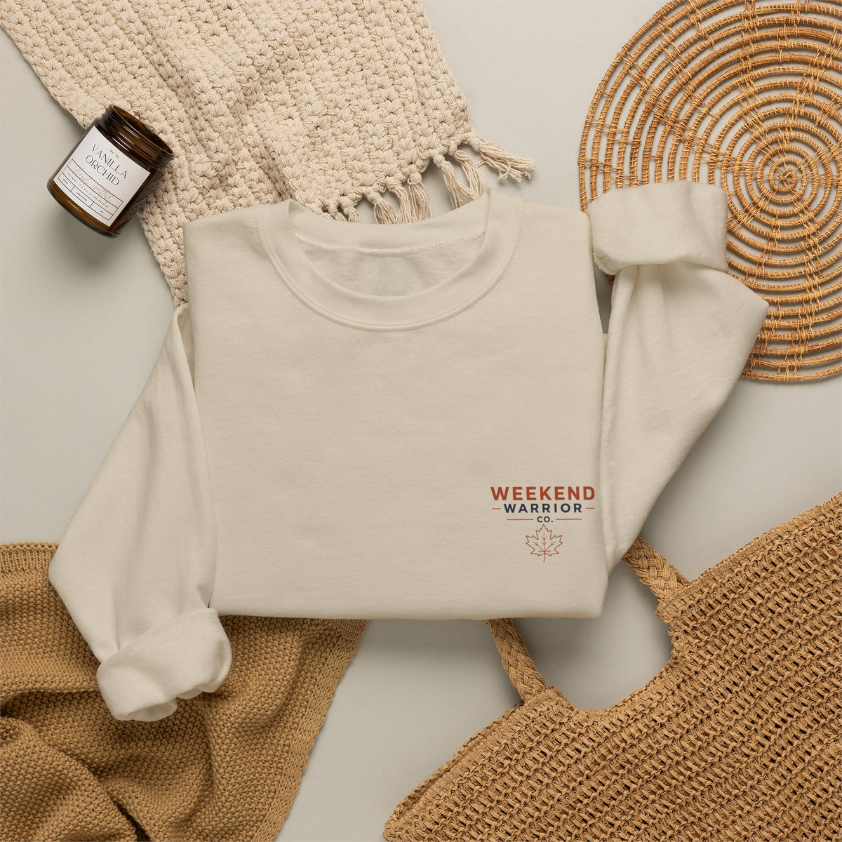 Weekend Warrior Sweatshirt — Coastal Fall Crewneck