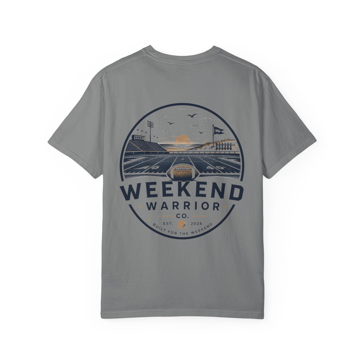 Weekend Warrior T-Shirt — Coastal Football Graphic