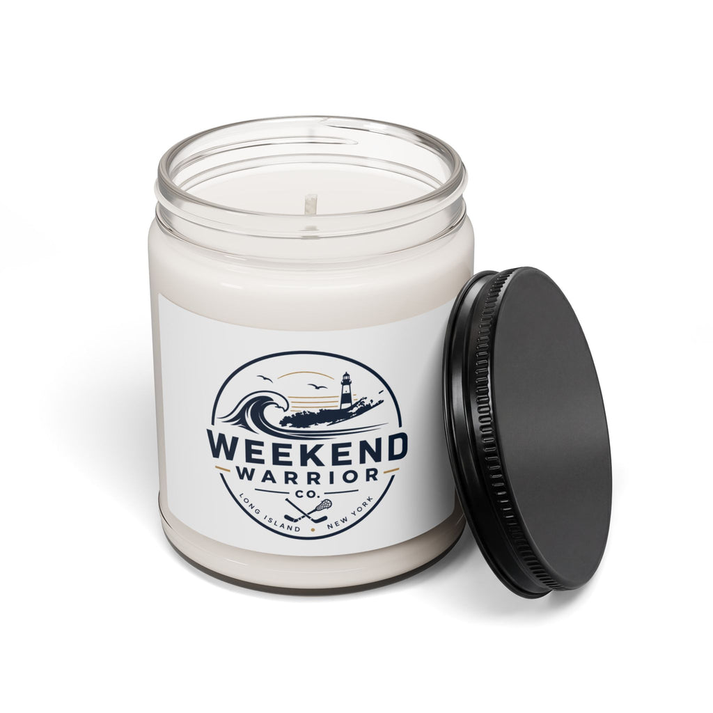 Weekend Warrior Co. Scented Soy Candle — 9oz Coastal Breeze Jar OG