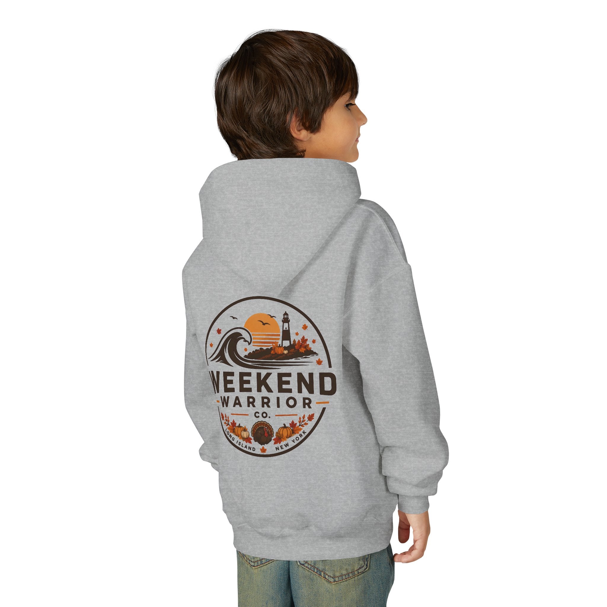 LIMITED EDITION Weekend Warrior Youth Hoodie — Thanksgiving Graphic