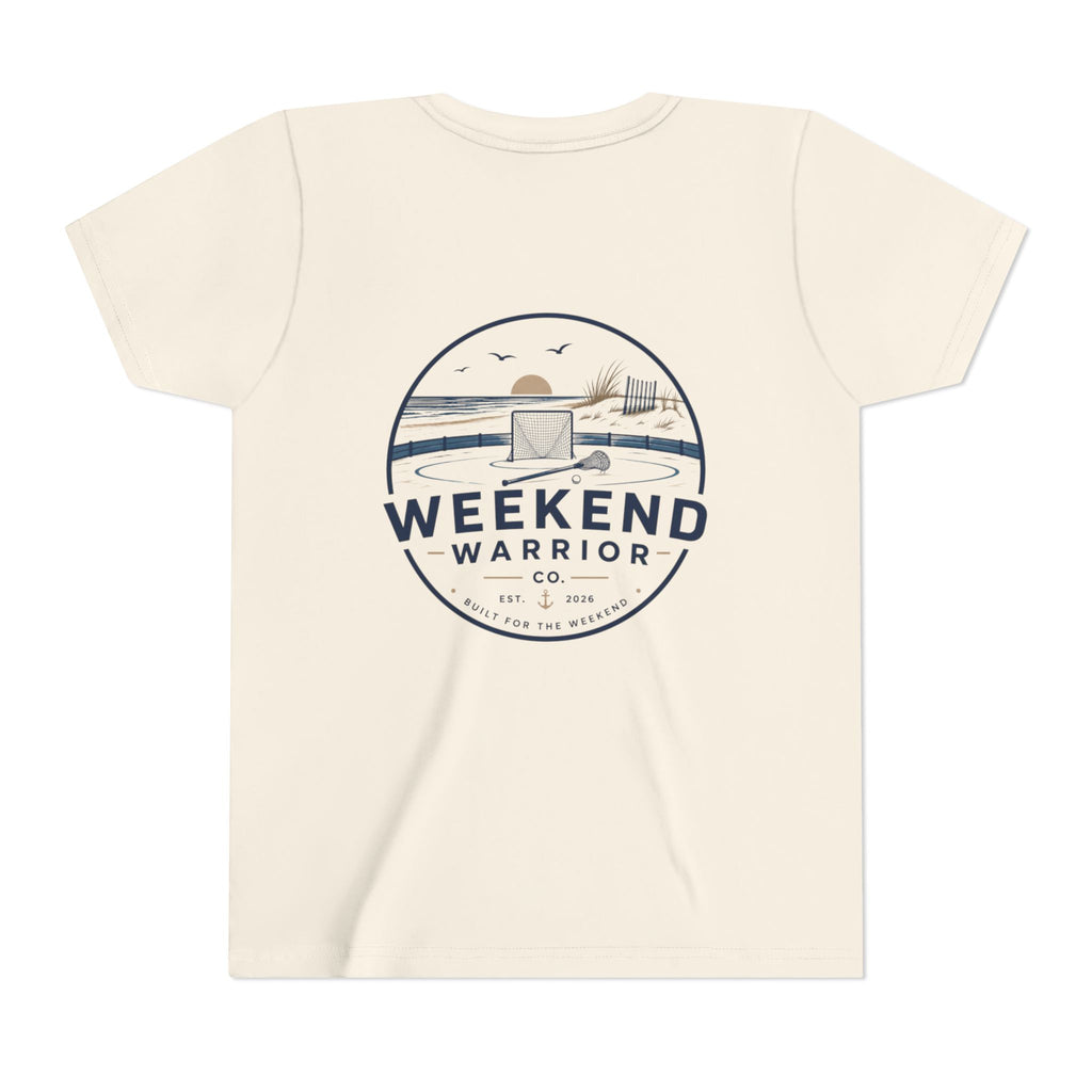 Weekend Warrior Youth Tee — Coastal LAXX Graphic Shirt