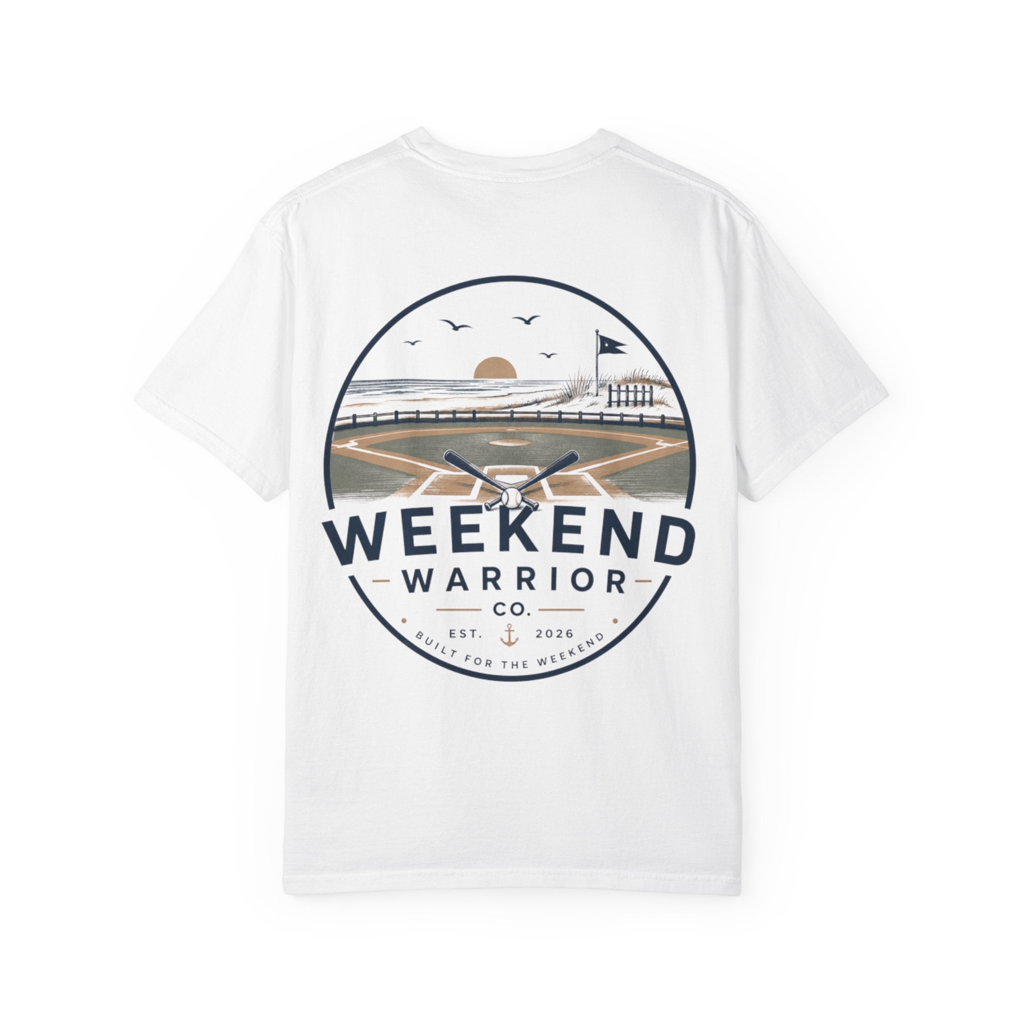 Weekend Warrior T-Shirt — Coastal Baseball Graphic