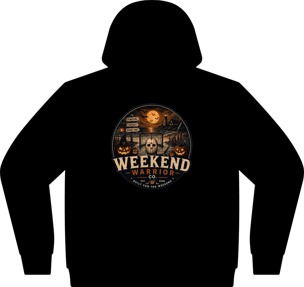 LIMITED EDITION- Weekend Warrior Spooky Hockey Hoodie