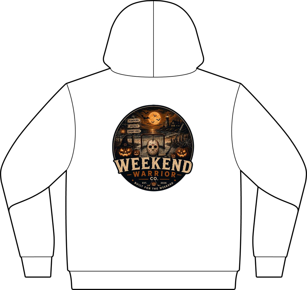 LIMITED EDITION- Weekend Warrior Spooky Hockey Hoodie