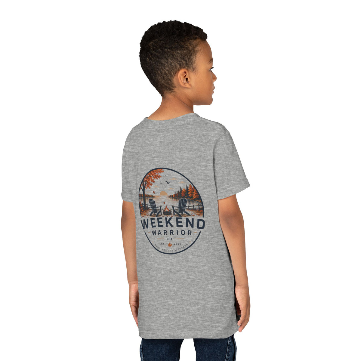 Weekend Warrior Youth Tee — Coastal Fall Shirt